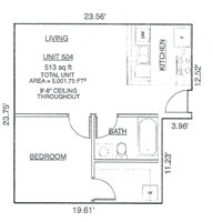 Eagle Mill Towers apartment floorplans